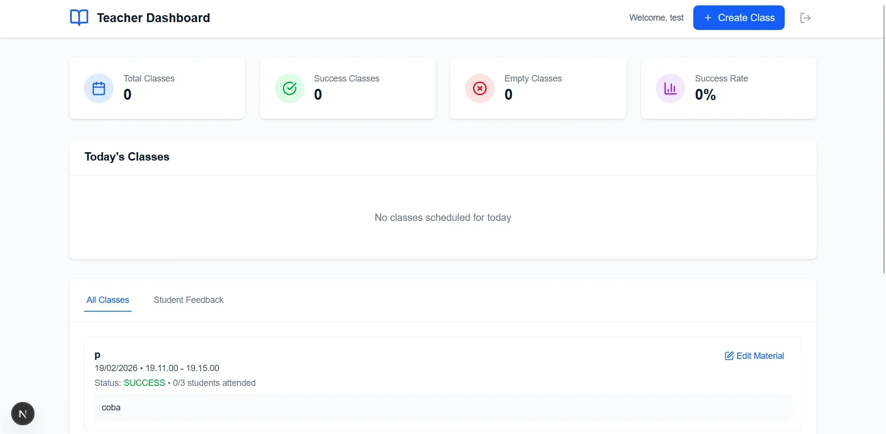 Attendance System preview 1