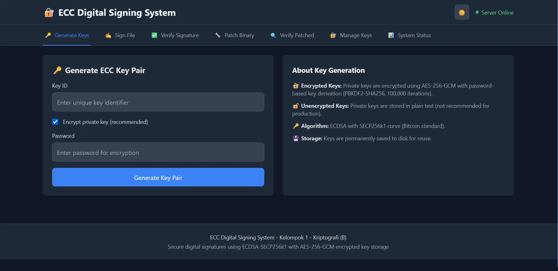 ECC-Signer preview 1