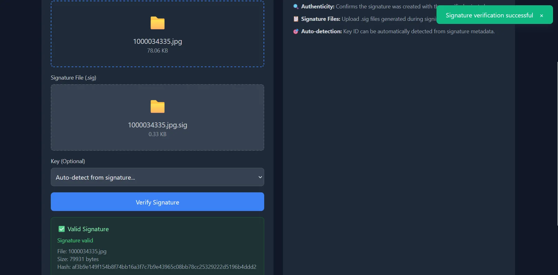 ECC-Signer preview 2