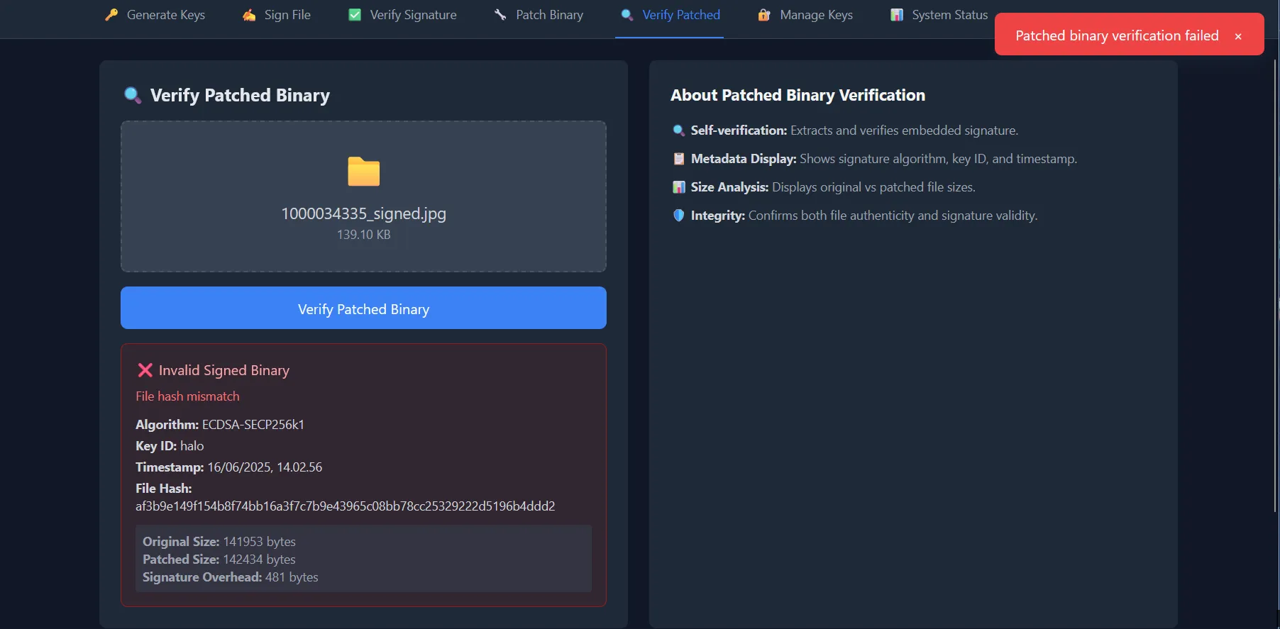 ECC-Signer preview 3